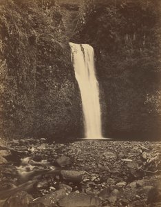 Lower Multnomah Falls, Columbia River,1867 (foto)