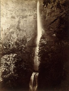 Cascada de Multnomah, Río Columbia de Carleton Emmons Watkins