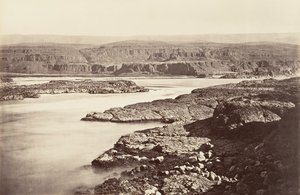 Paso de las Dalles, Oregón, 1867 de Carleton Emmons Watkins