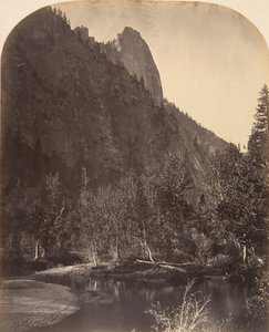 Vista del Río, Sentinel, 3270 Pies, 1861 de Carleton Emmons Watkins