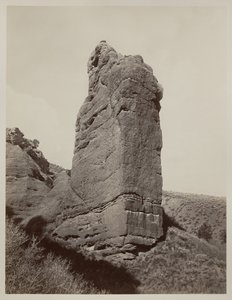Roca Sentinel, Echo Canyon, Utah de Carleton E. Watkins