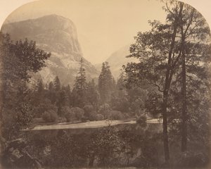El Lago al Pie de la Media Cúpula, 1861 de Carleton Emmons Watkins