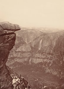 Las cataratas de Yosemite, desde Glacier Point,1878-1881 (foto)