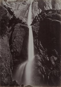Yosemite Falls, View from the Bottom, c.1878 (impresión a la albúmina) de Carleton Emmons Watkins