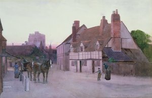 Crepúsculo, Cookham, 1892 de Carleton Grant