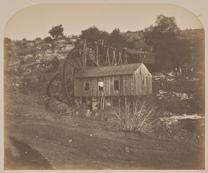 [Molino en Mariposa Creek] de Carleton Watkins