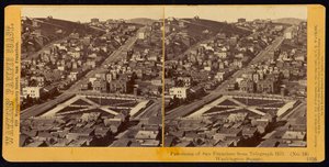 Panorama de San Francisco desde Telegraph Hill, Washington Square de Carleton Watkins