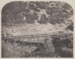 Puente del Ferrocarril, Cabo Horn, Condado de Mariposa de Carleton Watkins