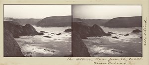 El río Albion desde la costa, Mendocino de Carleton Watkins