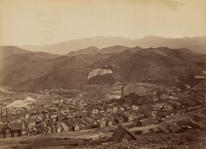 El eje de combinación, desde el canal de agua de Carleton Watkins