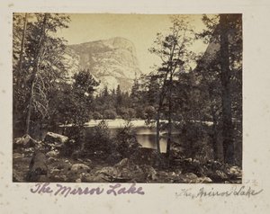 El Lago, Valle de Yosemite, Condado de Mariposa, CAL. (nº 1028) de Carleton Watkins