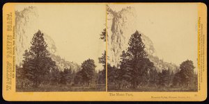 El Paso Mono, Valle de Yosemite, Condado de Mariposa, California de Carleton Watkins