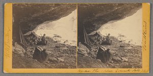 Bajo la Cascada Superior de Yosemite de Carleton Watkins