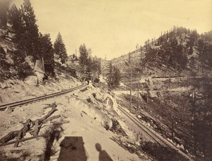 Vista del lago Tahoe de Carleton Watkins