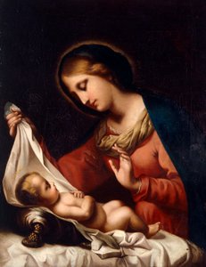 Virgen con el Niño (óleo sobre lienzo)