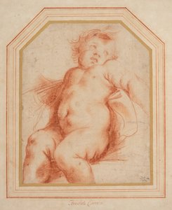 Niño desnudo de Carlo (attr. to) Cignani