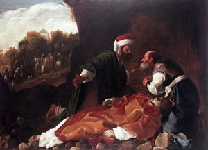 El entierro de San Esteban de Carlo (attr. to) Saraceni