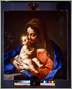 Virgen con el Niño (pintura) de Carlo (circle of) Dolci