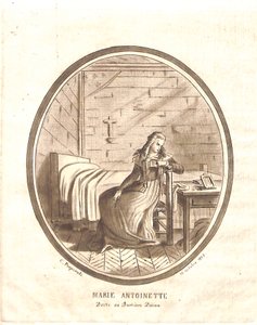 La última prisión de María Antonieta de Carlo Antonio Porporati