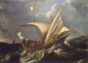 Jonás y la ballena, mediados del siglo XVII (óleo sobre lienzo)