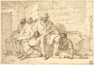 Ugolino y sus hijos en prisión de Carlo Arienti