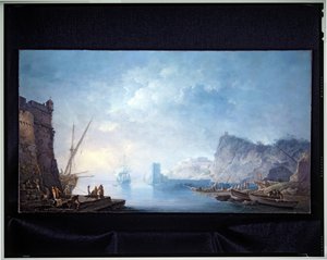 Paisaje costero de Carlo Bonaria or Bonavia