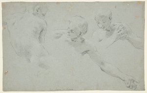 Estudios de figuras de Carlo Bononi