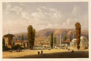 El Palacio de los Kanes de Bakhchisaray, 1856