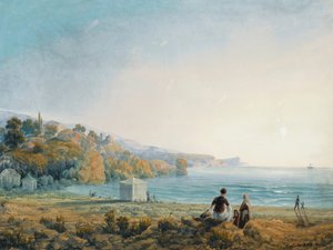 Vista de Miskhor en Crimea, 1841-1842