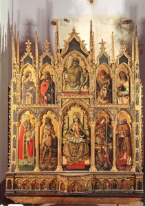 Madonna y Niño con Santos, políptico de Carlo Crivelli