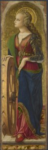 Santa Catalina de Alejandría, 1476 de Carlo Crivelli