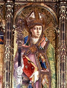 San Emidio (detalle) de Carlo Crivelli