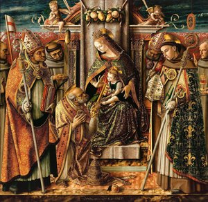 La entrega de las llaves, c. 1490 de Carlo Crivelli