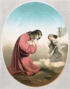 Ángel apareciendo a Cristo