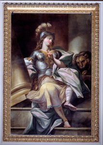 Alegoría de los trece valores de la república: la Fuerza (Pintura, después de 1783) de Carlo Giuseppe Ratti