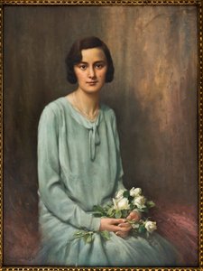 Retrato de Nina Galletto (óleo sobre lienzo)