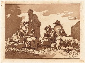 Familia en descanso de Carlo Labruzzi