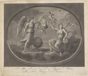Alegorías de Galileo Galilei Siete planetas pintados por Raffaele d
