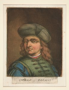 Camillo Bocacci, de Ritratti di pittori (Retratos de pintores) de Carlo Lasinio