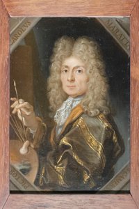 Autorretrato, Carlo Maratta (óleo sobre cobre)
