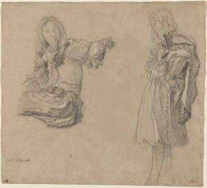 Dos hombres con trajes elaborados