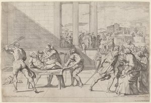 Martirio de San Andrés de Carlo Maratta after Domenichino