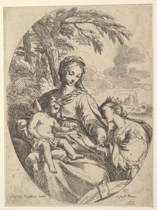 El matrimonio de Santa Catalina de Carlo Maratta or Maratti