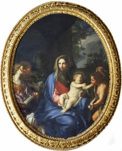 Virgen con Niño y San Juan de Carlo Maratta or Maratti