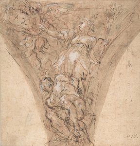 Figura alegórica de la paz, 1625-1713 de Carlo Maratti