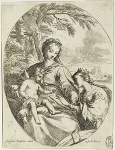 El matrimonio místico de Santa Catalina