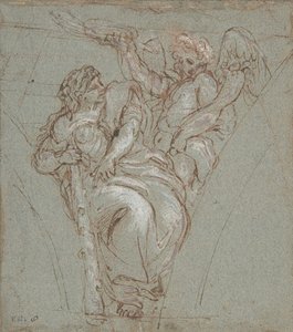 Virtud coronada por el honor de Carlo Maratti