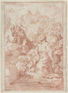 Visión de San Felipe Neri, c. 1673-75 de Carlo Maratta or Maratti