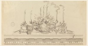 Diseño para la decoración de una ceremonia