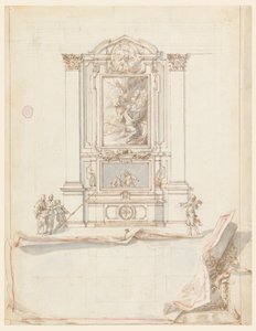 Diseño para un altar de Carlo Marchionni